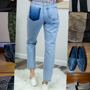 Hi waist Tapered jeans Insane Gene 28W 9